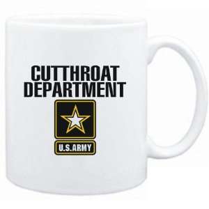  Mug White  Cutthroat DEPARTMENT / U.S. ARMY  Sports 