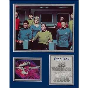 Star Trek Crew Picture Plaque Unframed 