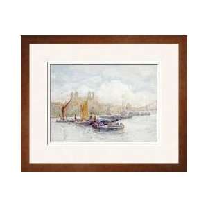  The Tower Of London From The Thames Framed Giclee Print 