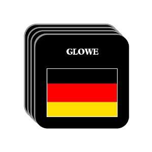  Germany   GLOWE Set of 4 Mini Mousepad Coasters 