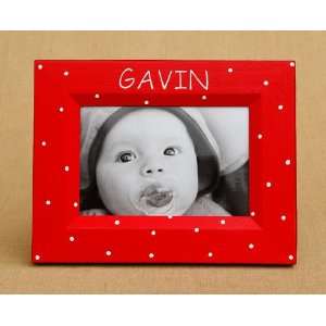  christmas holiday dot picture frame