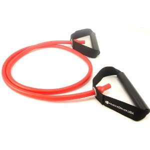  Muscle Driver Exercise Tubing w/ PVC Handles Medium   Red 