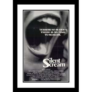  Silent Scream 20x26 Framed and Double Matted Movie Poster 