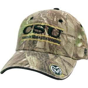 Colorado State Realtree Camo Stretch  Fit with Classic Bar Design Hat