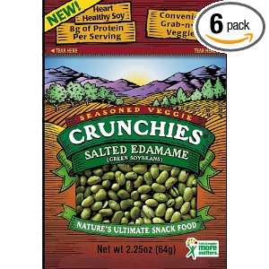 Crunchies Freeze Dried Salted Edamame (Green Soybeans), 2.25 Ounce 