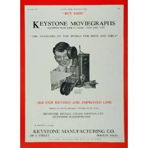   Movie Projector Toy Boston   Original Print Ad