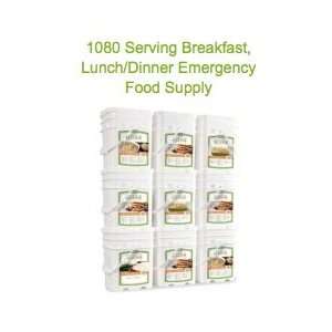   Reserve 1080 Serving Breakfast, Lunch/Dinner Emergency Food Supply