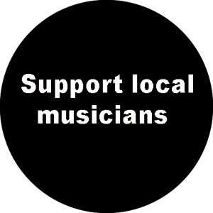   & Statements Support Local Musicians Button B 2896 Toys & Games