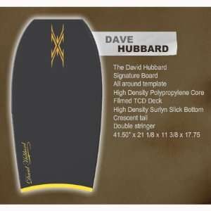   Bodyboard X David Hubbard Model Polypro, Stringer 41.5 Bodyboard