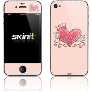  Skinit Princess Crown Pink Vinyl Skin for Apple iPhone 4 