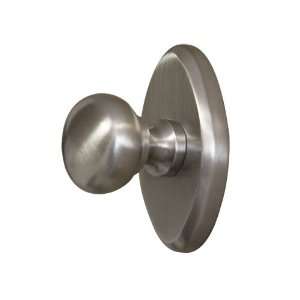  1 Solid Brass Contemporary Knob with 2 Oval Base Plate 
