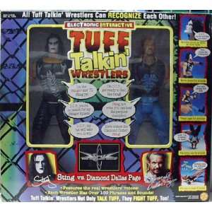   WCW Tuff Talkin Wrestlers Sting vs Diamond Dallas Page Toys & Games