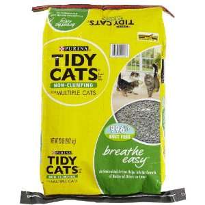  Tidy Cats Clay Cat Litter for Multiple Cats, Antimicrobial 