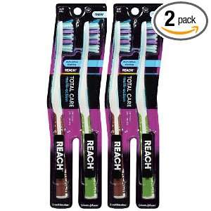  Reach Total Care Multi Action Toothbrush Soft Full 2 count 