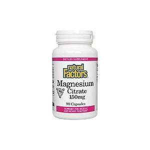 Magnesium Citrate 150mg   Support for Muscle and Hearty Function, 90 
