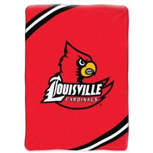  NCAA Louisville Cardinals FORCE 60x80 Super Plush Throw 