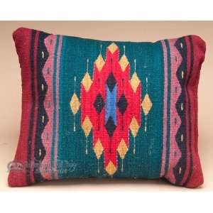  Woven Wool Zapotec Indian Pillow 12x16 (t)