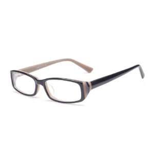   HT039 prescription eyeglasses (Black/Coffee)