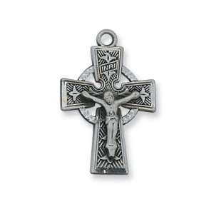 Celtic Crucifix 18Ch&B Irish Celtic Claddagh St. Patron Saint Catholic 