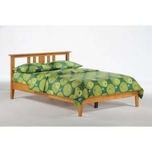  Night & Day Spices Thyme Panel Bed in Medium Oak