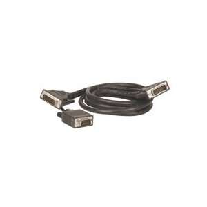 5m Black Splitter Cable with DVI I Male to DVI D Male and VGA  
