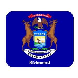  US State Flag   Richmond, Michigan (MI) Mouse Pad 