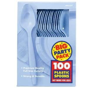  Lets Party By Amscan Pastel Blue Big Party Pack   Spoons 