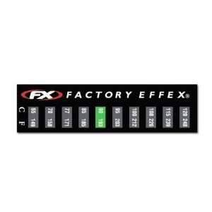  Factory Effex Temperature Sticker      Automotive