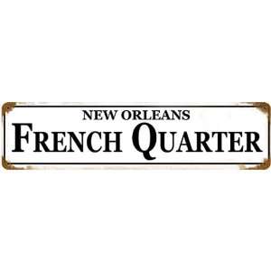  New Orleans French Quarter Metal Bar Sign Kitchen 