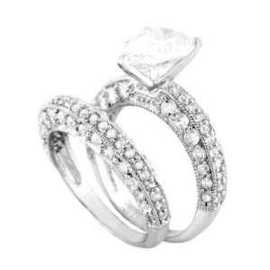Sparkle with this Stunning Sterling Silver Engagement Set, Perfect for 
