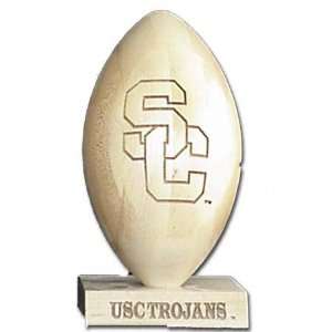  USC Trojans 5/8 Scale Laser Engraved Wood Football