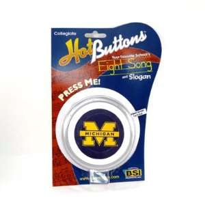  NCAA Michigan Wolverines Hot Button