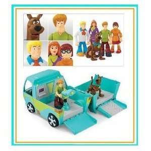  Scooby Doo 5 pack Figures & Mystery Machine Toys & Games