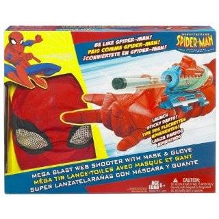  Marvel Spiderman Mega Blast Web Shooter & Mask Toys 