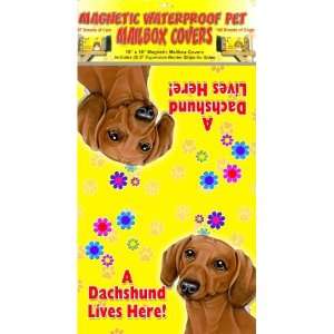   Dachshund 18 x 18 Fully Magnetic Dog Mailbox Cover