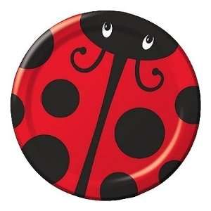  Ladybug Party Supplies 9 Lunch/dinner Plates (8 ct) Toys 