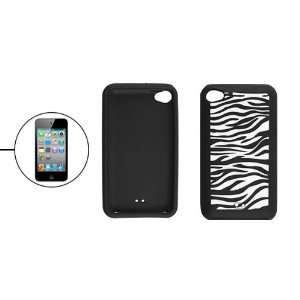   Zebra Pattern Silicone Case Cover for iPod Touch 4G Electronics