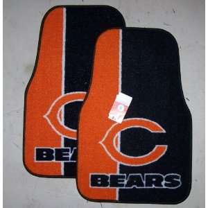  Chicago Bears Nfl 2 Pc Front Car/truck Mats Rugs