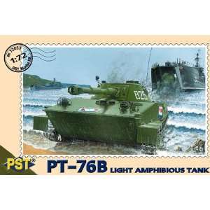   MODELS   1/72 PT76B Soviet Light Amphibious Tank (Plastic Models