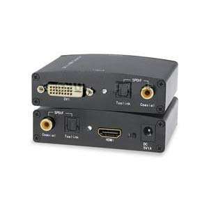   DVI + Audio (SPDIF & Toslink) to HDMI Converter Adapter Electronics