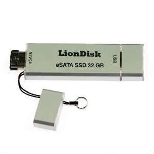  LionTron Mini 32 GB External Solid State Drive with Dual 