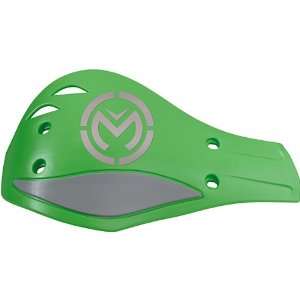   MotoX Motorcycle Hand Guard   Green/Silver / One Size Automotive