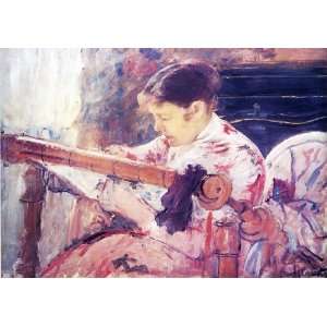   Cassatt   24 x 16 inches   Lydia at  