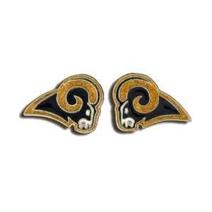  Studded NFL Earrings   St. Louis Rams