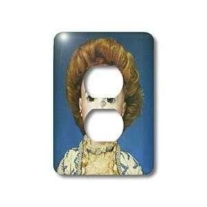  Florene Vintage   1880 Bisque Doll   Light Switch Covers 