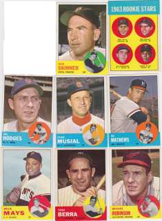 1963 Topps complete baseball set ExMt/NM   w/(23) PSA inc. Pete Rose 