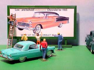 1955 Chevrolet BelAir 2 Door HT Billboard O Train 1/43  