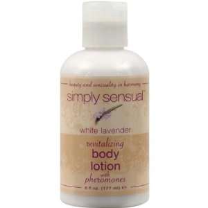  Simply sensual revitalizing body lotion   6 oz white 