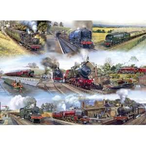     Memories Of Steam 1000 Piece Jigsaw Puzzle [Toy] Toys & Games