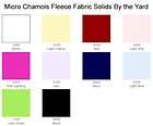 Black Winterfleece Solids Micro Chamois FLEECE fabric  